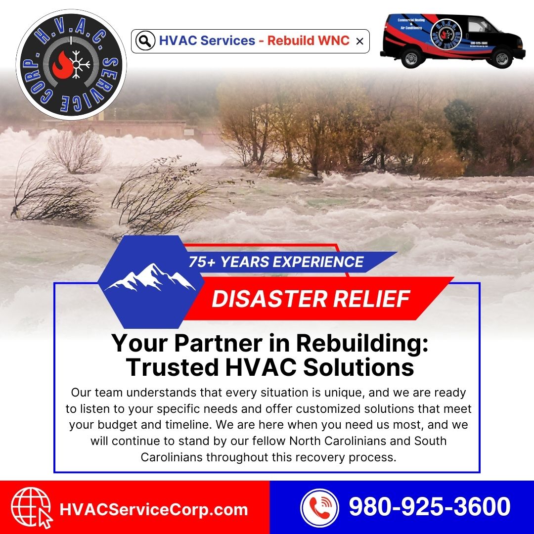 HVAC Service Corporation: Committed to Hurricane Helene Relief and Rebuilding Efforts