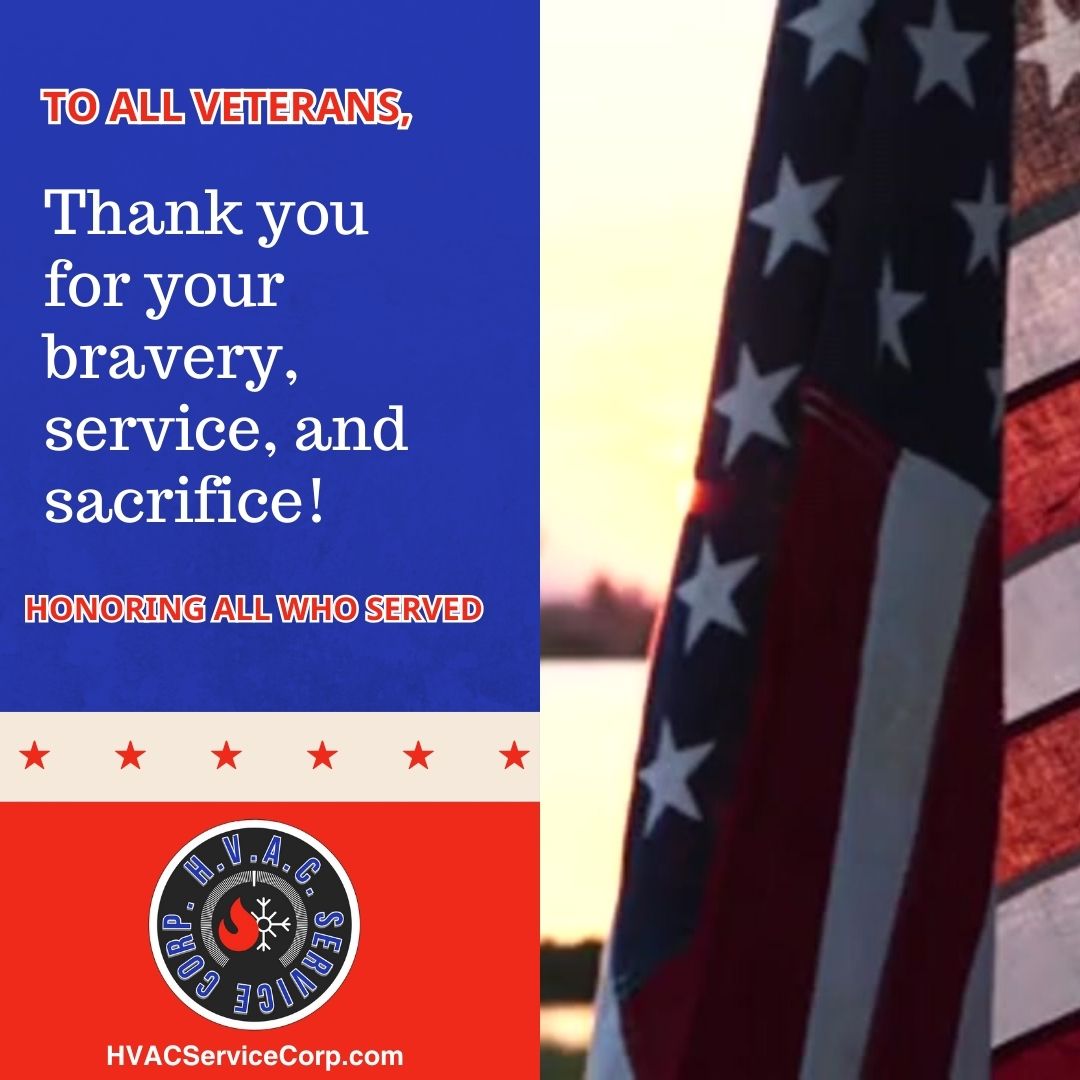 Honoring Our Veterans: A Salute from HVAC Service Corporation